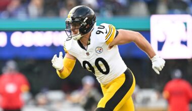 T.J. Watt Hospitalized for Lung Evaluation, Status for Steelers vs. Dolphins TBD