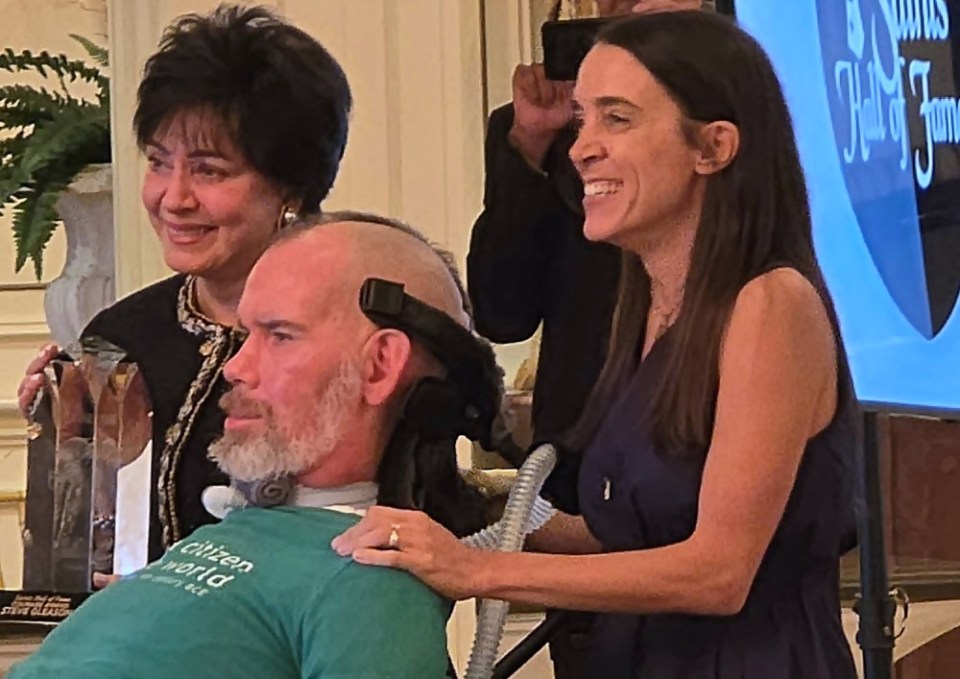 Gayle Benson, Steve and Michel Gleason