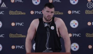 T.J. Watt At Steelers' Facility On Thursday