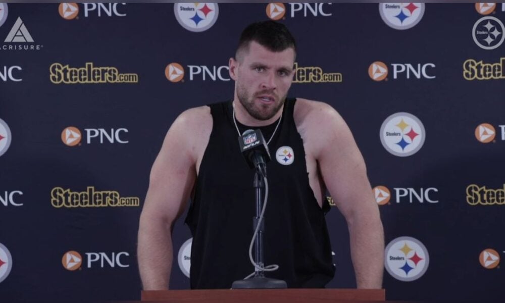 T.J. Watt At Steelers' Facility On Thursday