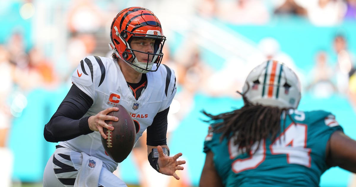 Burrow, Bengals show what might have been in blowout win at Miami