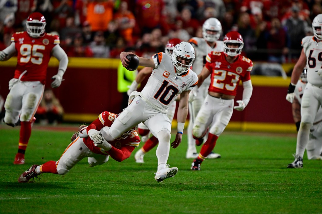 Bo Nix's receivers are tied for NFL lead in drops