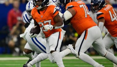 Broncos LG Ben Powers returns to practice two months after torn bicep