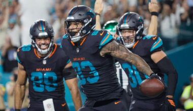 Dolphins' Darren Waller gets Jets rematch after 2-TD game