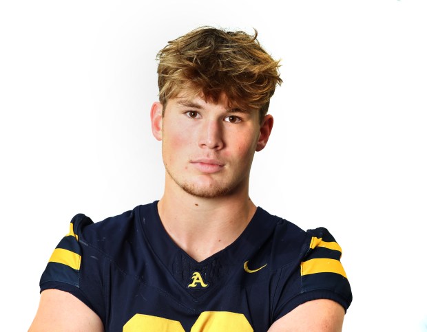 Wyatt Smith, St. Thomas Aquinas. Football. Deerfield Beach on Tuesday, December 9, 2025. (Carline Jean/South Florida Sun Sentinel)