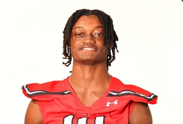 Christian Davis, Monarch, Football. Deerfield Beach on Tuesday, December 9, 2025. (Carline Jean/South Florida Sun Sentinel)