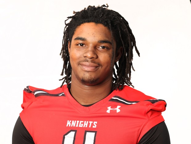 Dasean Miller, Monarch, Football. Deerfield Beach on Wednesday, December 10, 2025. (Carline Jean/South Florida Sun Sentinel)