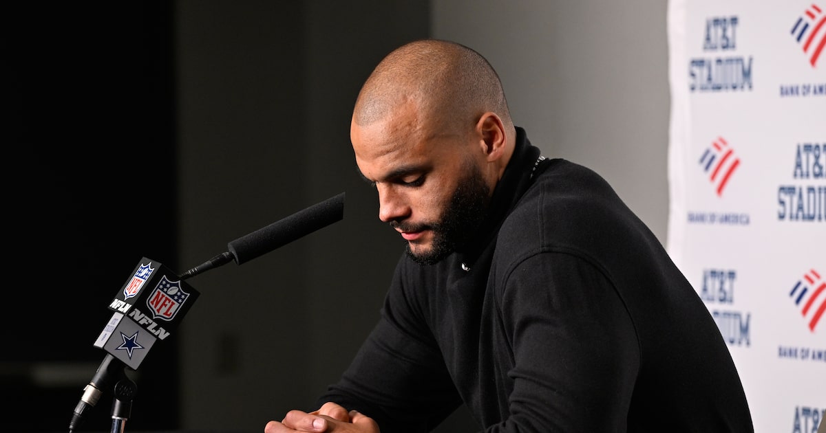 Dak Prescott shows signs of frustration as Cowboys stare down elimination from playoffs