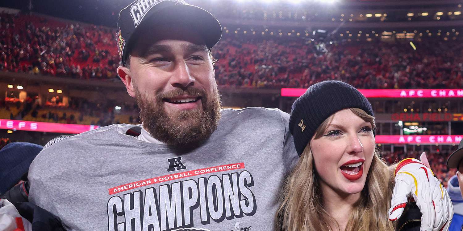 Taylor Swift Wears Bright Red Bomber Jacket for Kansas City Chiefs Christmas Game