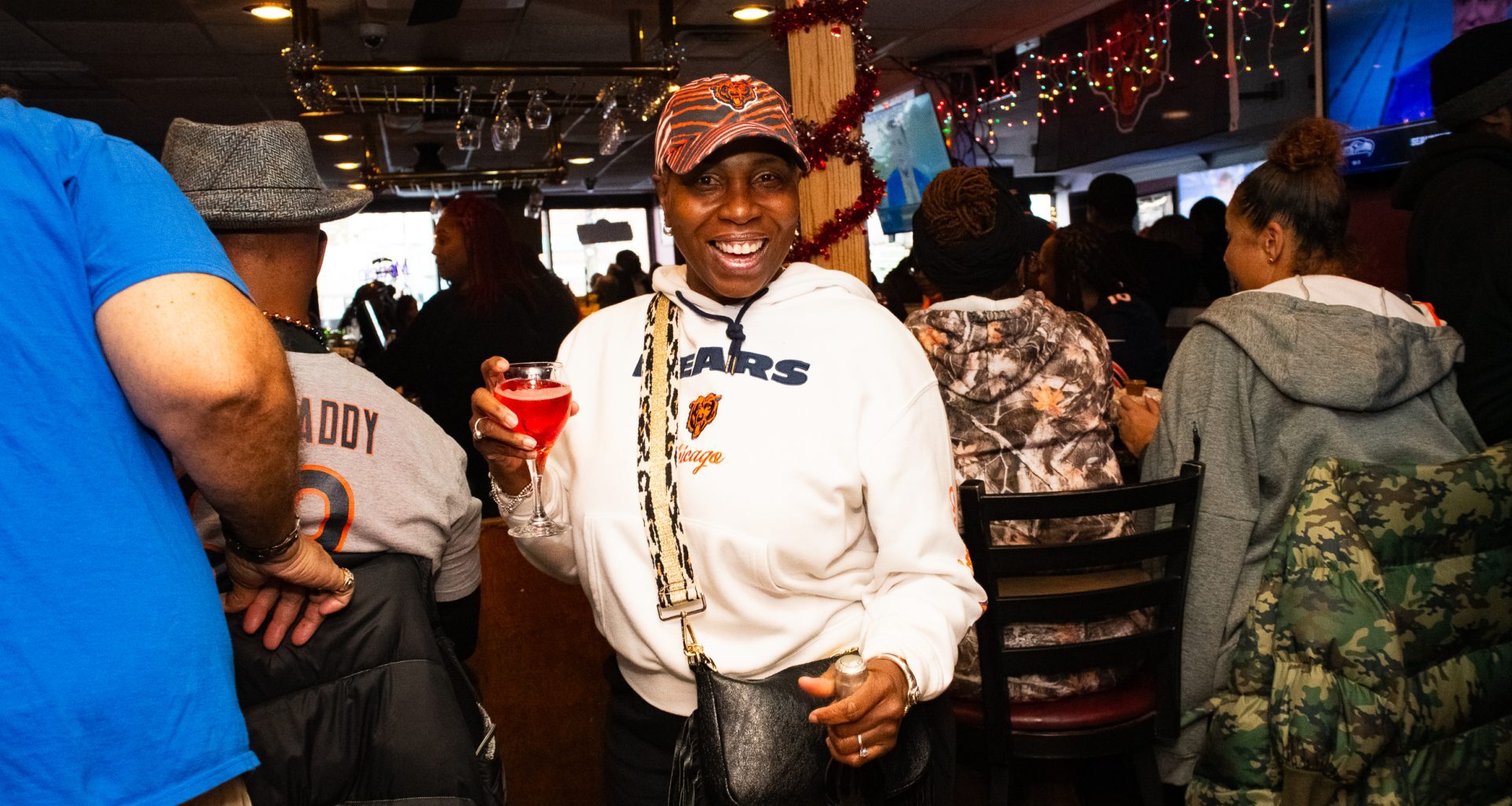 A winning Chicago Bears season is driving crowds and dollars to this South Side Black-owned lounge • The TRiiBE