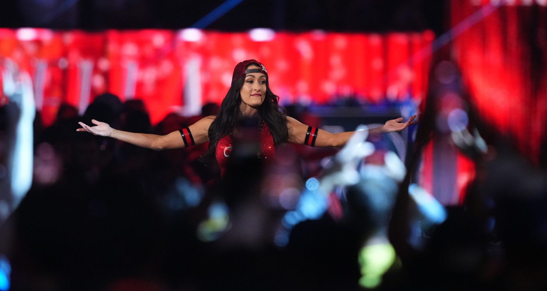 Eagles Fan Nikki Bella Skewers the Lions at Raw