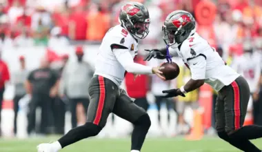 Baker Mayfield, Bucky Irving given $14K and $6K punishments by NFL after Buccaneers celebration image