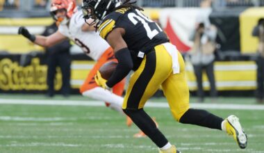 3 Steelers ruled out for Sunday's game against the Ravens