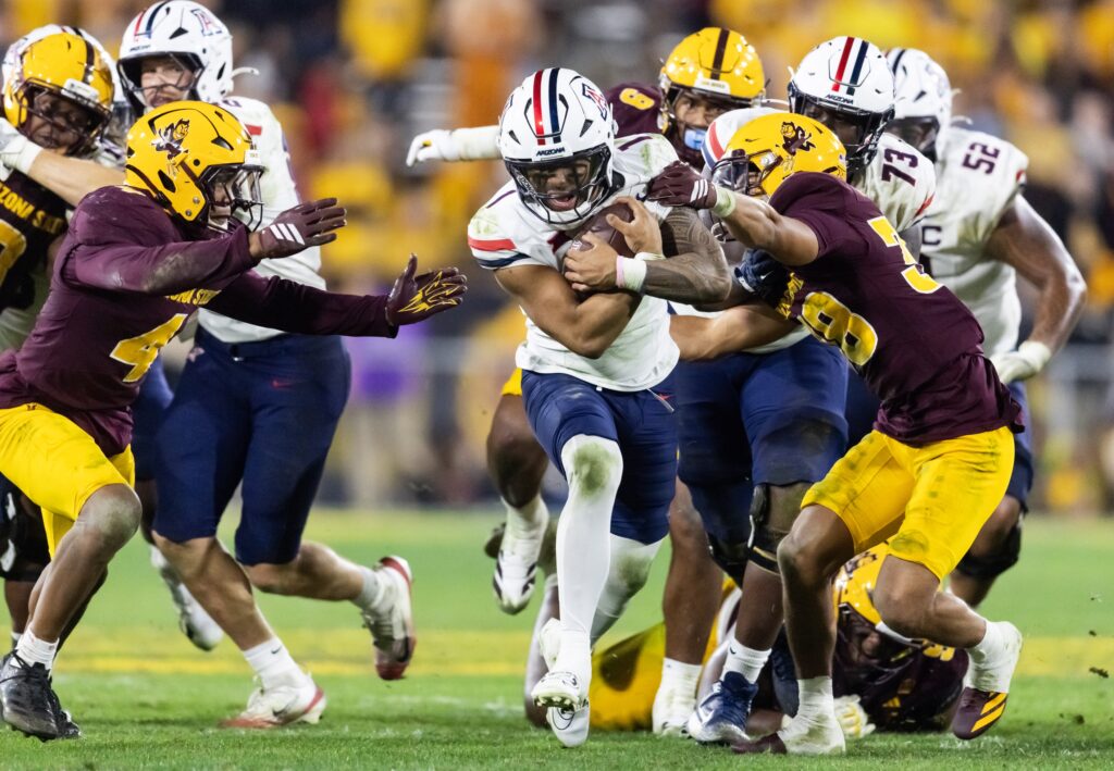 No. 25 Arizona 23 vs. No. 20 Arizona State 7