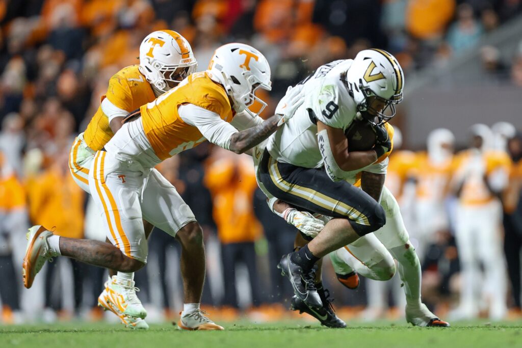 No. 14 Vanderbilt 45 vs. No. 19 Tennessee 24