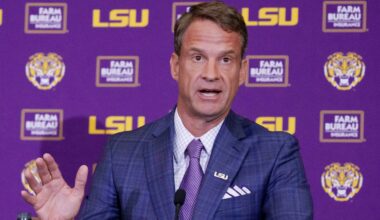 SEC 2026 football schedule, LSU-Ole Miss date revealed
