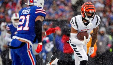 Bengals practicing outside more to prepare for cold Buffalo weather