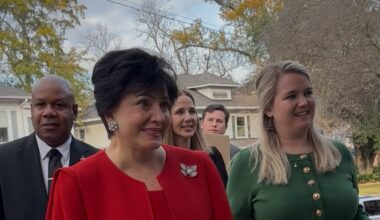 New Orleans Saints and Pelicans owner Gayle Benson visits Shreveport veterans