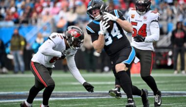 Week 16 Snap Count Analysis: Bucs At Panthers