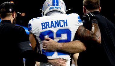 3 things we learned: Detroit’s secondary concerns deepen with Brian Branch’s injury