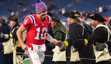 As things stand, Drake Maye and the Patriots are set to finish as the No. 1 seed in the AFC.