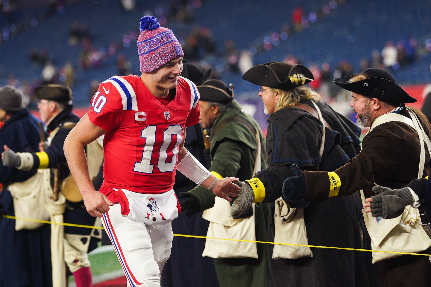 As things stand, Drake Maye and the Patriots are set to finish as the No. 1 seed in the AFC.