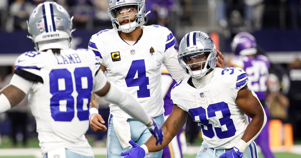 Cowboys RB Javonte Williams (shoulder) returns in second half vs. Vikings