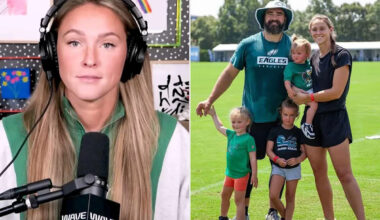 Kylie Kelce Says Her Daughters Were 'So Excited' to Watch the Chiefs Game with Taylor Swift and Family