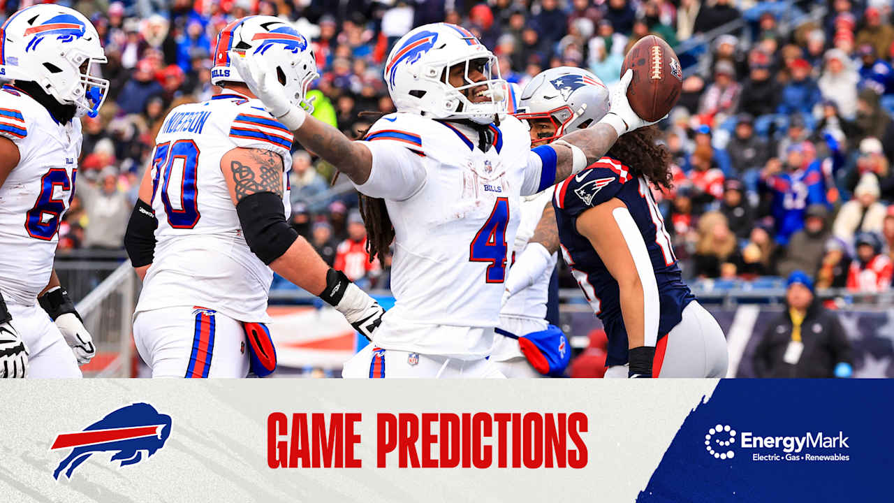 Buffalo Bills at New England Patriots Game Predictions