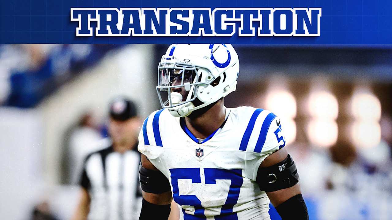 Colts activate LB Jaylon Carlies from Injured Reserve list; elevate K Blake Grupe and DT Chris Wormley to active roster from practice squad for Week 14