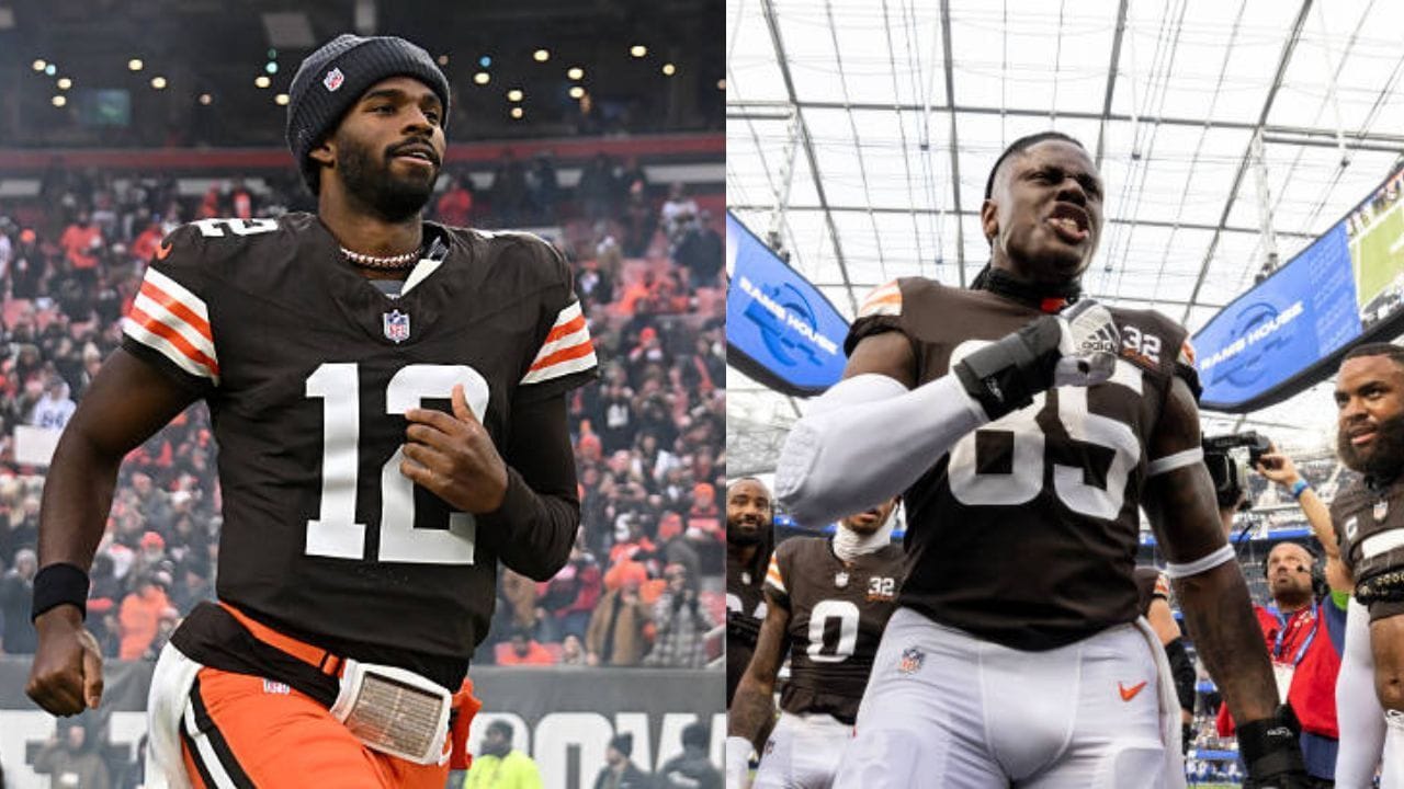 Shedeur Sanders tells David Njoku &ldquo;get your b**ch a*s up&rdquo; as hot mics catch Browns QB