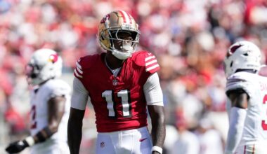 49ers place Brandon Aiyuk on reserve list, ending his season and likely his tenure