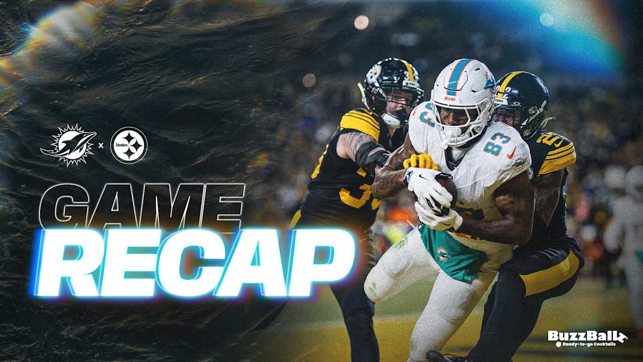 Dolphins Fall to Steelers, 28–15, on Monday Night Football