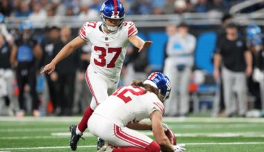 Giants Kicker Goes Viral for One of Worst Plays in NFL History