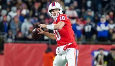Ranking Patriots QB Drake Maye’s Best Throws From the First 13 Games of the Season