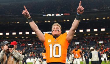 Denver Broncos, playoffs, Russell Wilson trade, Bo Nix drafted, Sean Payton, Nathaniel Hackett sacked, worst trade, benched, dead cap, AFC No.1 seed