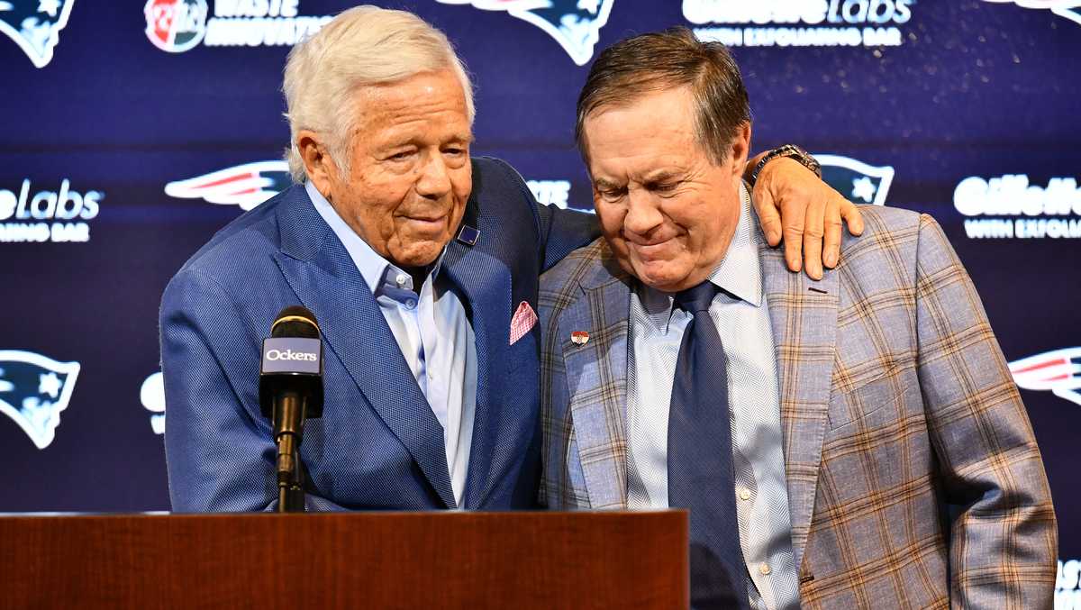 Patriots' Kraft, Belichick among Hall of Fame finalists