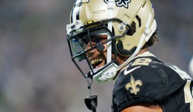 Chris Olave cleared for Sunday’s game against Tampa Bay