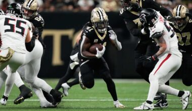 New Orleans Saints vs Atlanta Falcons on November 23