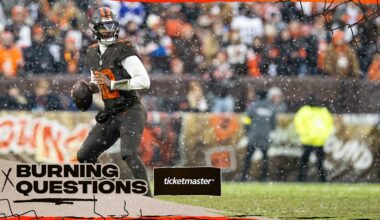 3 burning questions for the Browns' Week 15 game against the Bears