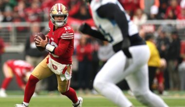 What 49ers QB Brock Purdy told Titans defender on pump fake – NBC Sports Bay Area & California