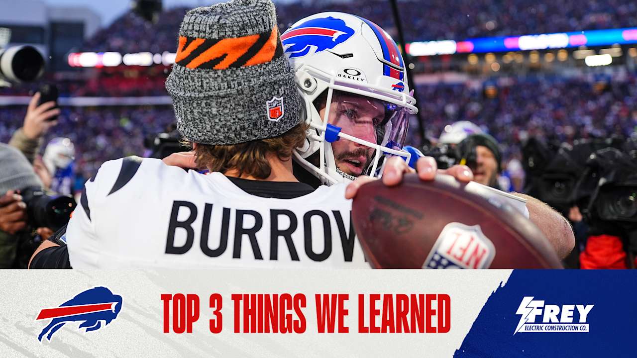 Top three things we learned from Bills vs. Bengals