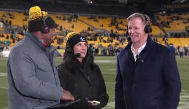 NFL Commissioner Roger Goodell speaks on 2026 NFL Draft in Pittsburgh