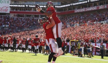 Buccaneers' Tristan Wirfs hauls in first offensive lineman TD catch of 2025 season