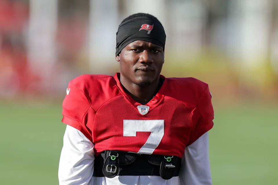 Tampa Bay Buccaneers running back Bucky Irving (7).Nathan Ray Seebeck-Imagn Images