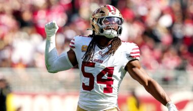 49ers' Fred Warner pushing for playoff return despite ankle injury timeline