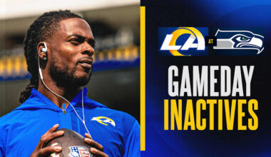 Wide receiver Davante Adams and cornerback Ahkello Witherspoon among Rams' inactives for Week 16 at Seahawks