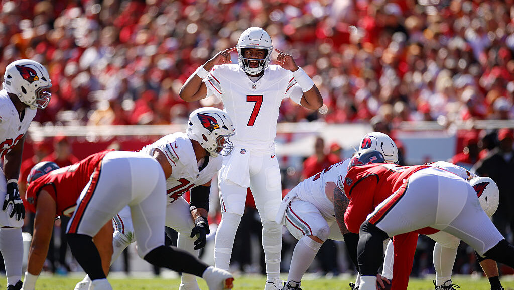 Cardinals' Jacoby Brissett...