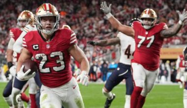 Brock Purdy and the 49ers hang on to beat the Bears 42-38 and have a shot at top NFC seed