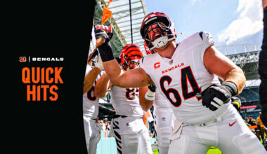Quick Hits | Bengals' New, Improved Run Game Sees Red (Zone); Nickel Jalen Davis' Priceless Journey 